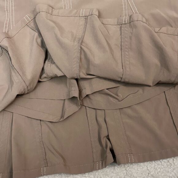 Athleta Whatever Pleated Skirt Skort Tennis A-Line in Light Brown size 6 - Picture 4 of 8